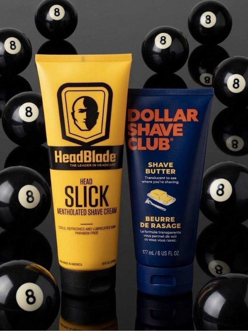 Slick head + smooth face